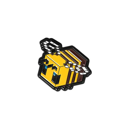 Minecraft Bee 3D Geometric Enamel Brooch
