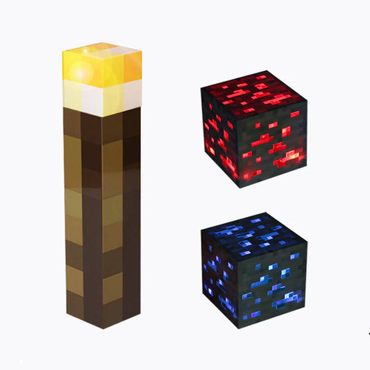Minecraft Torch and Blocks